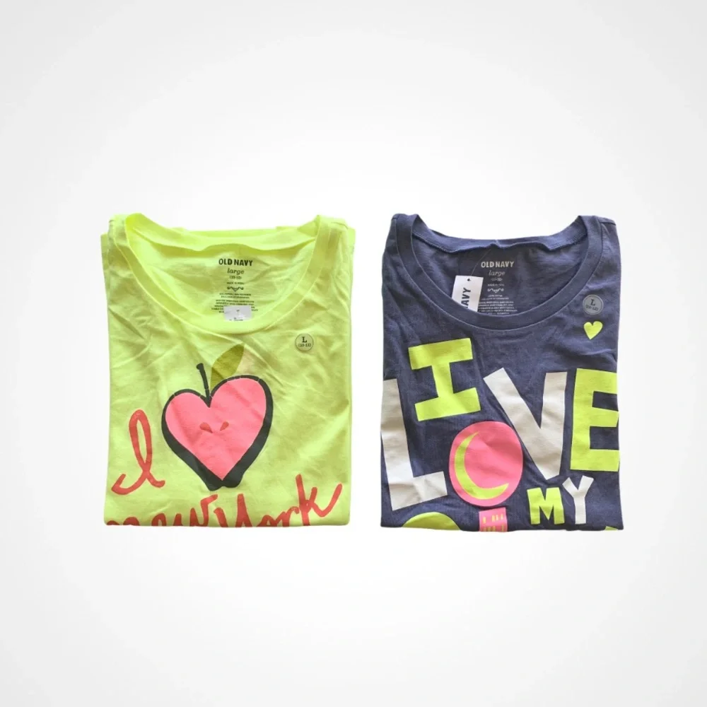 🌸New🌸 Girls 2pc T-shirt Set Old Navy Size 10 12